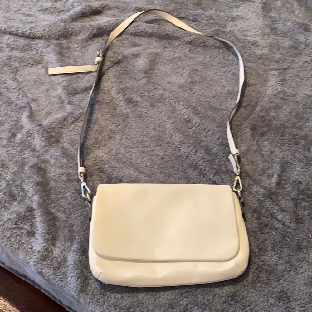 Cream colored purse